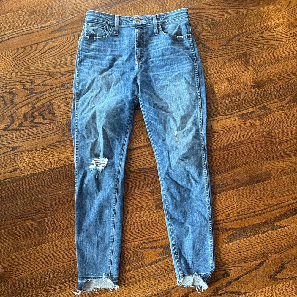 Madewell Curvy High Rise skinny jeans